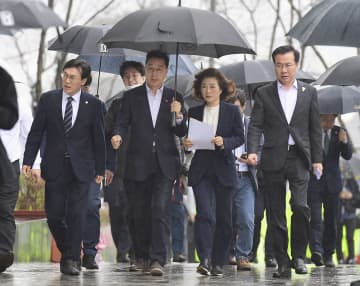 韓国議員、処理水放出の撤回要求 野党「共に民主党」、6日訪日